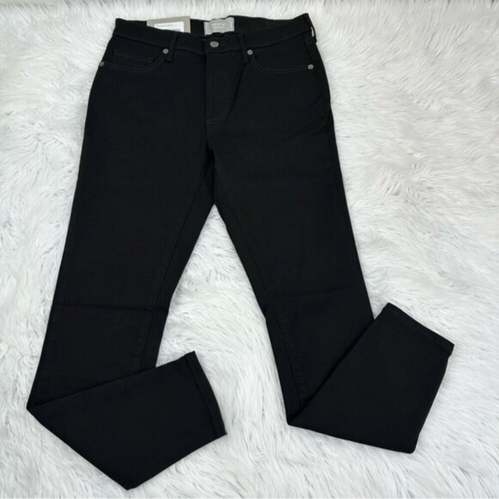 Everlane The Mid-Rise Skinny Stretch Black‎ Organic Cotton Jeans 29 Regular NEW